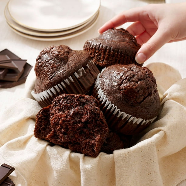 Member's Mark Double Chocolate Muffins, 6 ct. - Samsclub.com