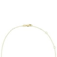 thumbnail image 3 of Round Cut Gemstone Bezel Pendant in 14K Gold, 3 of 6