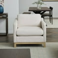 thumbnail image 3 of Newfield Upholstered Wood Base Accent Chair, Assorted Colors, 3 of 5