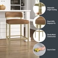 thumbnail image 5 of HH2 Home Grayling Upholstered Metal Adjustable Height Stool, 5 of 20
