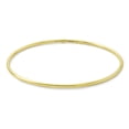 thumbnail image 3 of High Polish Tube Bangle Bracelet in 14K Gold, 3 of 4
