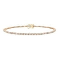 thumbnail image 1 of 1.00 CT. T.W. Round Cut Diamond Tennis Bracelet in 14K Gold, 1 of 7