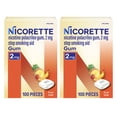 thumbnail image 1 of Nicorette Nicotine Gum, 2 mg or 4 mg, Fruit Chill Flavor, 200 Count, 1 of 8