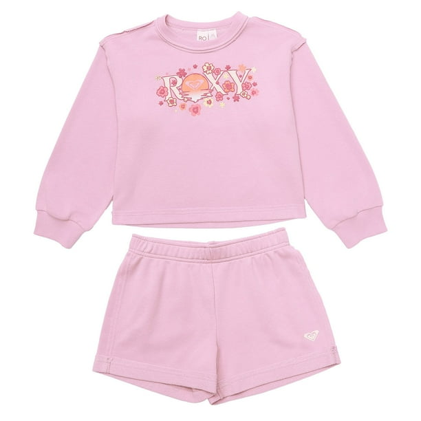 Roxy Girls 2-Piece Short and Long Sleeve Tee Set - Samsclub.com