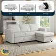 thumbnail image 17 of Serta Kendal Fabric Convertible Sofa, 17 of 20