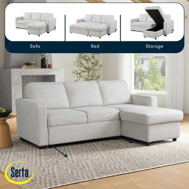 Serta Kendal Fabric Convertible Sofa - Samsclub.com
