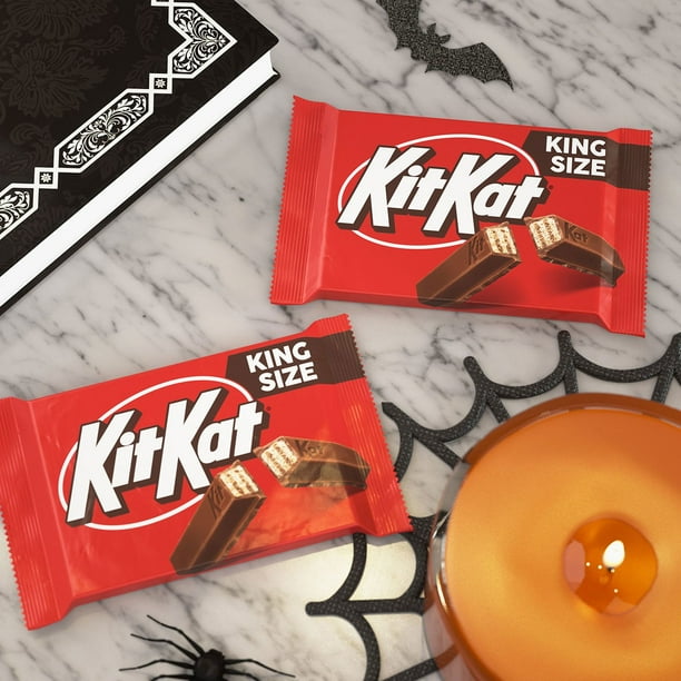 KIT KAT Milk Chocolate Wafer Candy, King Size, 3 oz., 24 pk