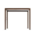 thumbnail image 7 of Mirador Takasho Acacia Finish Louvered Pergola, Choose Size, 7 of 8