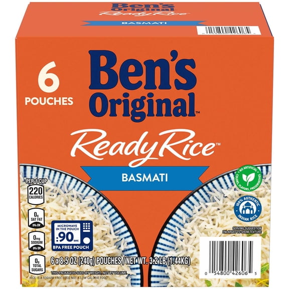 Ben's Original Ready Rice Basmati Rice, 8.5 oz., 6 pk.