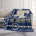 thumbnail image 2 of Logo Brands Georgia Tech Yellow Jackets 60"x70" Super Plush Blanket, 2 of 7