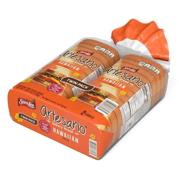 Sara Lee Artesano Hawaiian Bread, 20 oz., 2 pk. - Samsclub.com