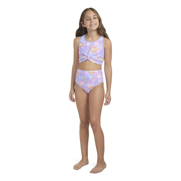 Hurley Girls 2-Piece Twist Front Tankini Swim Set - Samsclub.com