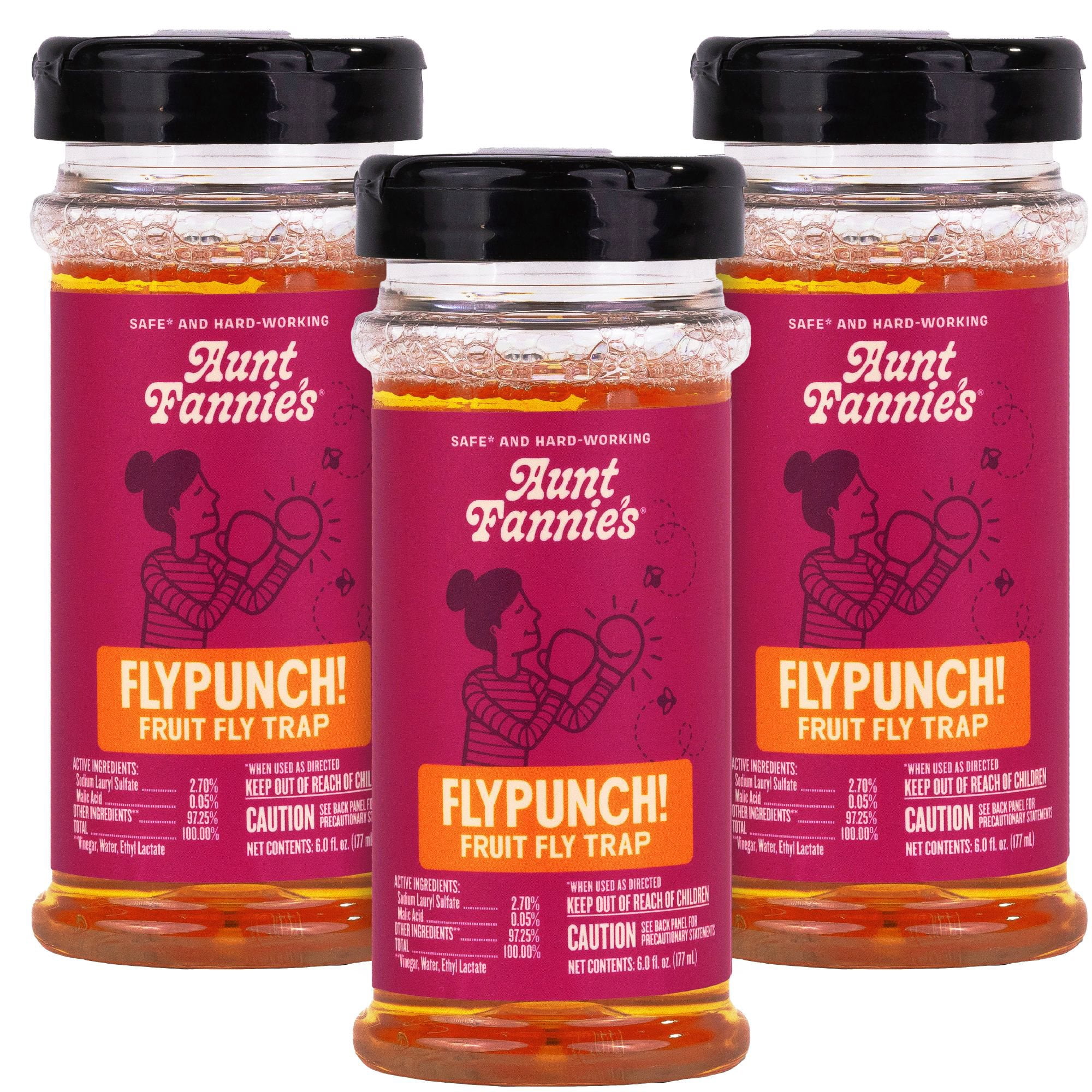 Aunt Fannie’s FlyPunch Fruit Fly Trap