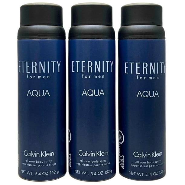 Calvin Klein Eternity Aqua for Men Body Spray, fl oz, pk
