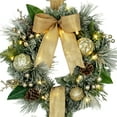 thumbnail image 4 of Member's Mark Pre-Lit Flocked Three Wreath Door Hanger, 4 of 4
