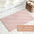 thumbnail image 6 of Town & Country Everyday Ultra Plush Solid Tufted Windowpane Bath Mat 20"x32", 6 of 10
