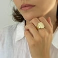 thumbnail image 8 of Squared Signet Ring in 14K Gold, 8 of 9