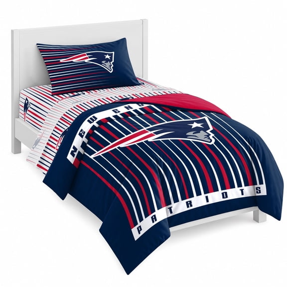 Logo Brands New England Patriots Bed-In-A-Bag Set