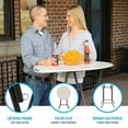 thumbnail image 4 of Lifetime 33-Inch Round Bistro Table Light Commercial, 4 of 12