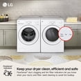 thumbnail image 10 of LG 7.4 cu. ft. Large Capacity Smart Front Load Gas Dryer with AI Sensor Dry, 10 of 12