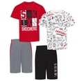 thumbnail image 2 of Skechers Toddler Boys 4 Piece Tees & Shorts, 2 of 9