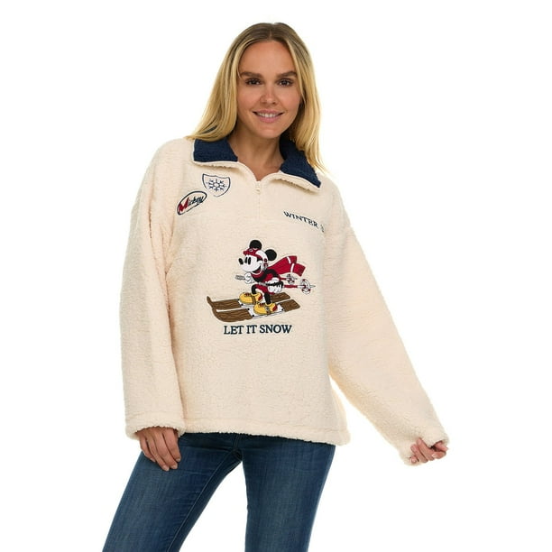 Women's Character Winter Sherpa Quarter-Zip Pullover - Samsclub.com