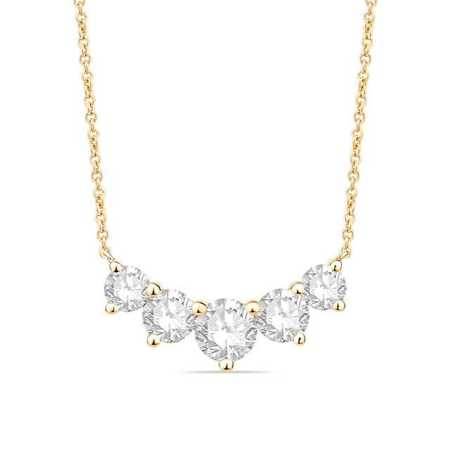 1.50 CT.T.W. Lab Created Diamond Fashion Pendant in 14K Yellow Gold