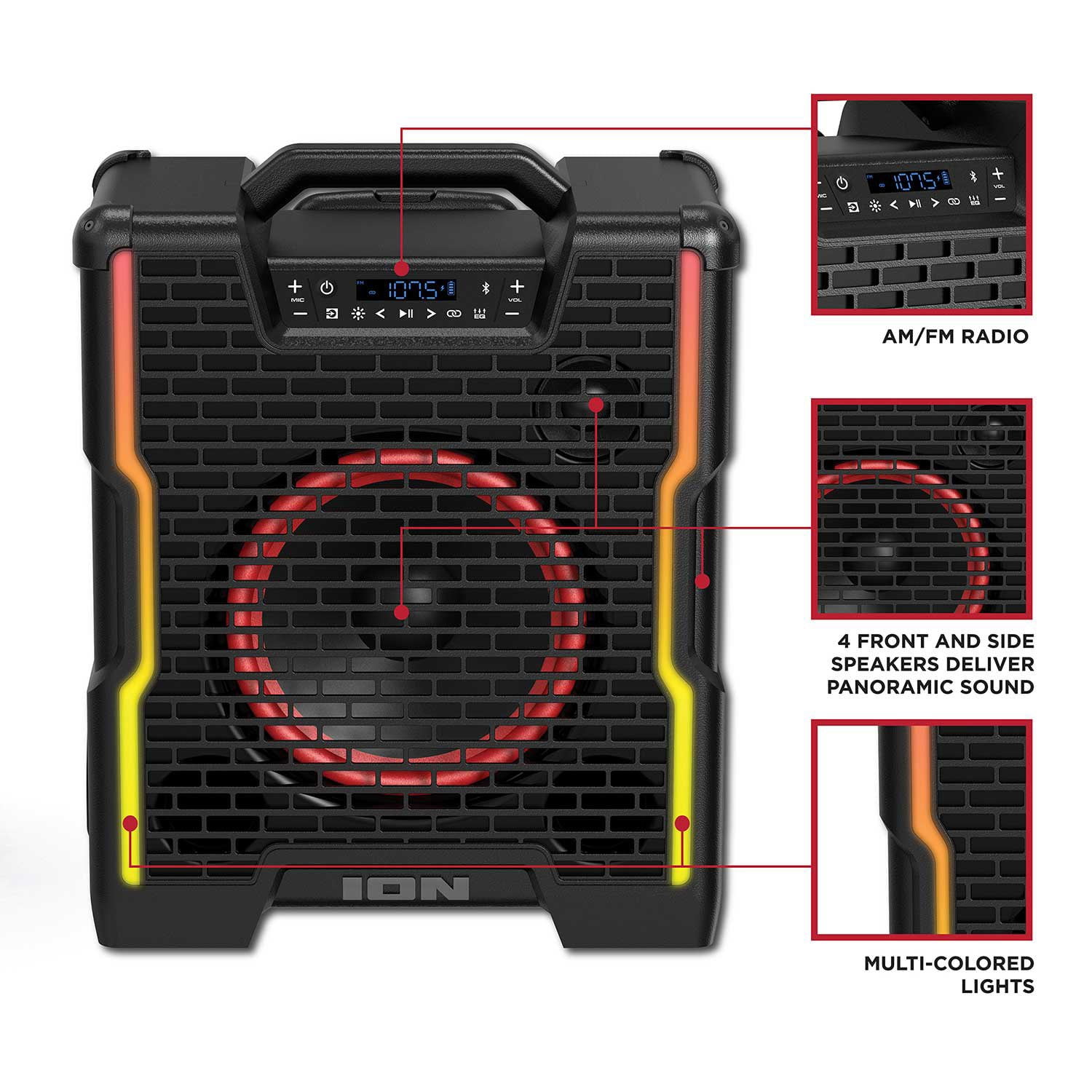ION Audio Block Rocker Icon Bluetooth Speaker - Samsclub.com