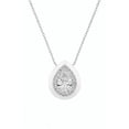 thumbnail image 8 of Multiple Cut Lab White Sapphire Pendant and Earring Set in Sterling Silver, 8 of 9