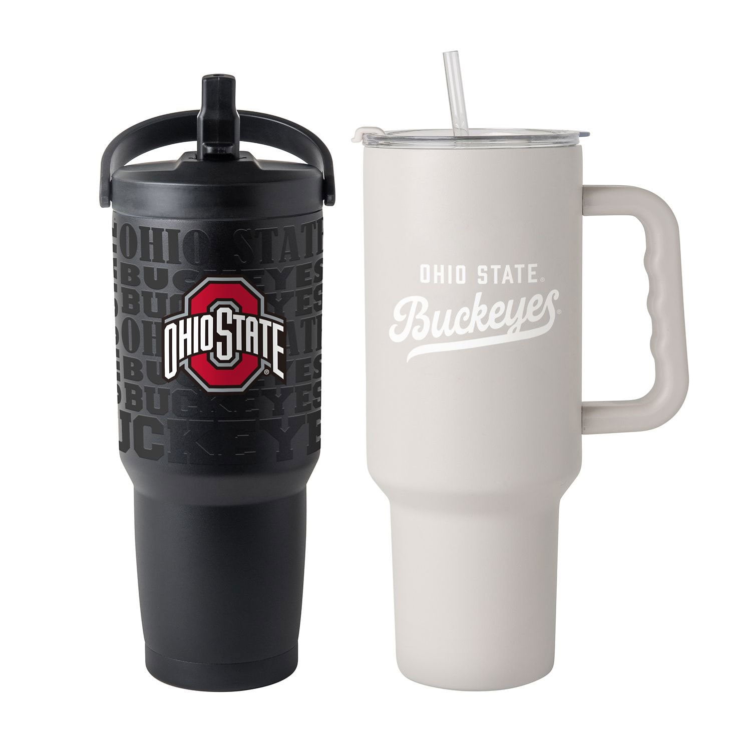 Logo Brands Ohio State Buckeyes Stainless Steel Tumbler Set