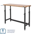 thumbnail image 5 of Seville Classics UltraHD Interlocking Height Adjustable Workbench, 48"W x 20"D x 30"-39" H, 5 of 19