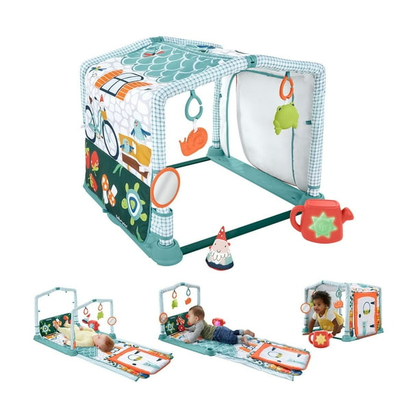 Toys Fisher Price Growing Baby Folding Activity Gym Fisher-Price
