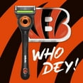 thumbnail image 9 of Gillette Labs NFL Cincinnati Bengals Men's Razor, Handle + 8 Cartridges, 9 of 10