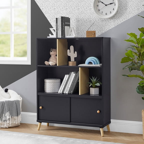 Delta Children Hudson Storage Bookcase, Assorted Colors