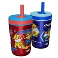 thumbnail image 2 of Zak Designs 12-oz. Stainless Steel Double-Wall Tumbler for Kids with Straw, 2-Piece Set, 2 of 6
