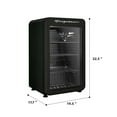 thumbnail image 3 of Frigidaire 3.3 cu. ft. Retro Refrigerator w/Glass Door, 3 of 13