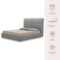thumbnail image 2 of details by Becki Owens Harper Upholstered Bed Frame, Assorted Colors & Sizes, 2 of 14