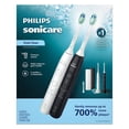 thumbnail image 2 of Philips Sonicare Total Clean Rechargeable Toothbrush, White and Black, 2 pk., 2 of 9