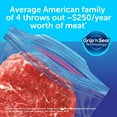 thumbnail image 4 of Ziploc 2-Gallon Seal Top Freezer Bags, 30 ct., 4 of 11
