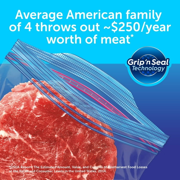 Ziploc 2-Gallon Seal Top Freezer Bags, 30 ct. - Samsclub.com