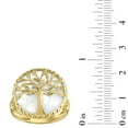 thumbnail image 4 of Tree Of Life Mother Of Pearl Ring 14K Gold, 4 of 5