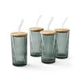 thumbnail image 2 of Member's Mark 4-Pack Glass Tumblers with Bamboo Lids, 2 of 3