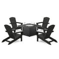 thumbnail image 7 of POLYWOOD Gulf Shores Adirondack Conversation Set with Fire Pit Table, 5pc, 7 of 7