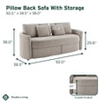 thumbnail image 3 of Lifestyle Solutions Beckett Storage Sofa, 3 of 9