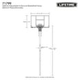 thumbnail image 10 of Lifetime 50" Polycarbonate Adjustable In-Ground Basketball Hoop, 10 of 10