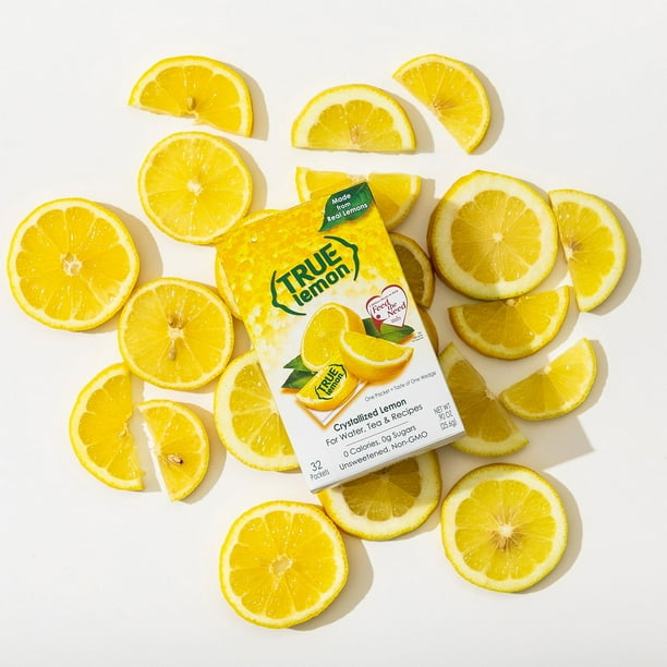 lemon peel extract glp-1 McCormick Pure Lemon Extract (8 oz.) True Lemon Crystallized Lemon Packets,