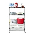 thumbnail image 10 of Seville Classics 4-Tier Steel Wire Shelving, 36" W x 14" D x 56.5"H, 10 of 13