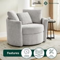 thumbnail image 2 of Lifestyle Solutions Beckett Storage Chair, 2 of 9