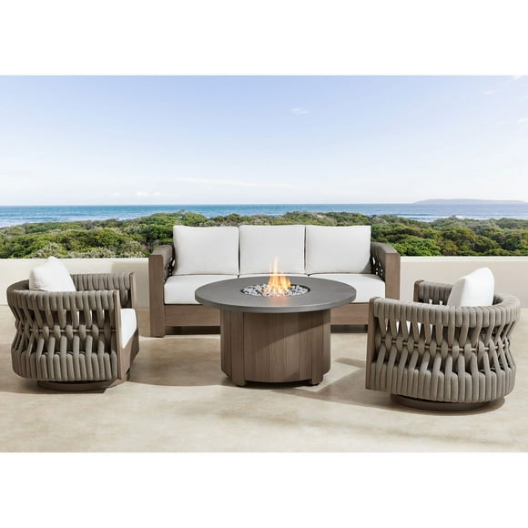 Member's Mark Halifax Deep Seating Set with Sunbrella Fabric, 4pc