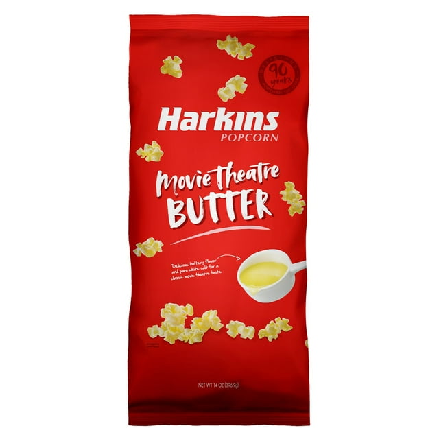 Harkins Movie Theatre Butter Popcorn, 14 oz.